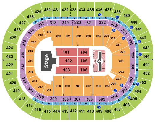 Honda Center Justin Timberlake Seating Chart